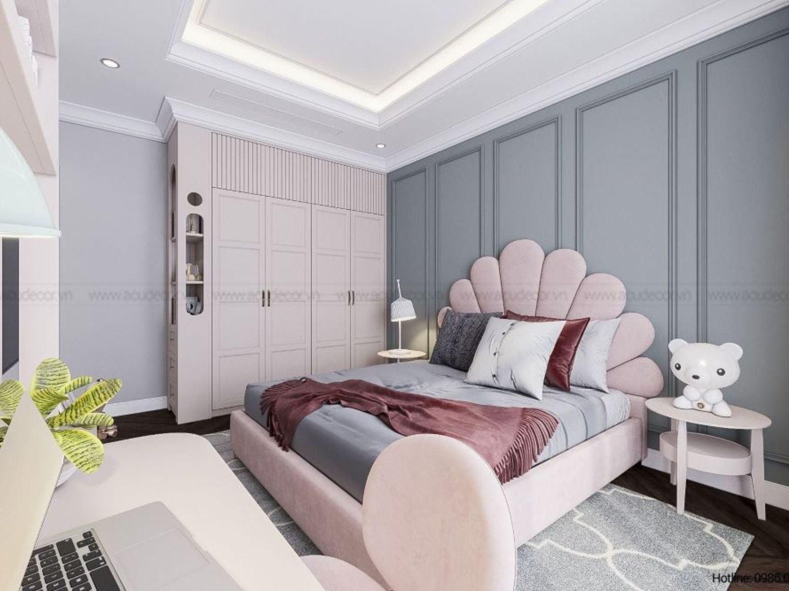 Top những mẫu thiết kế phòng ngủ đẹp cho bé gái