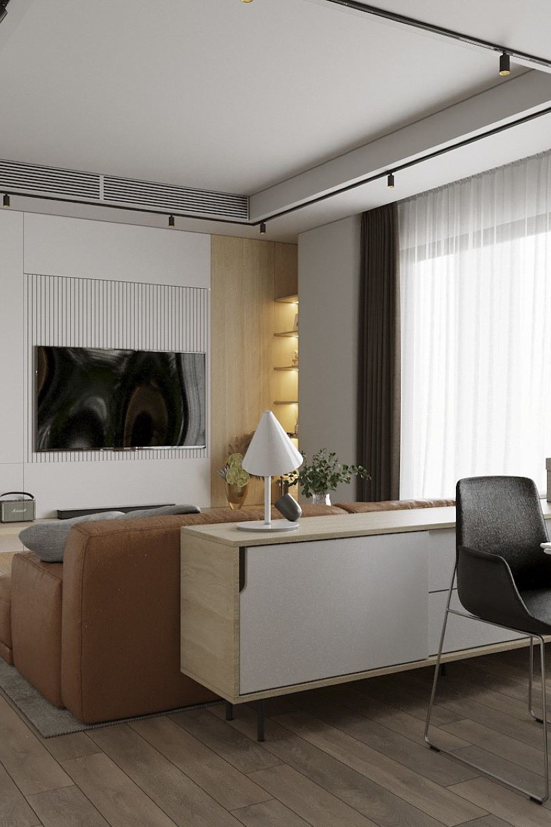 Căn hộ 125m2 hiện đại trẻ trung