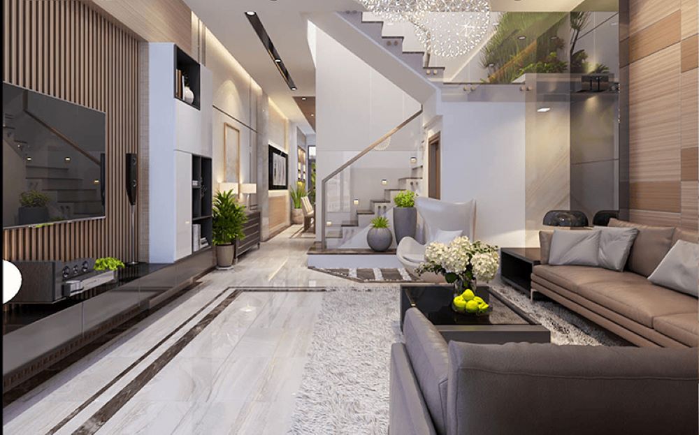 Kết hợp hệ thống đèn chiếu sáng hợp lý