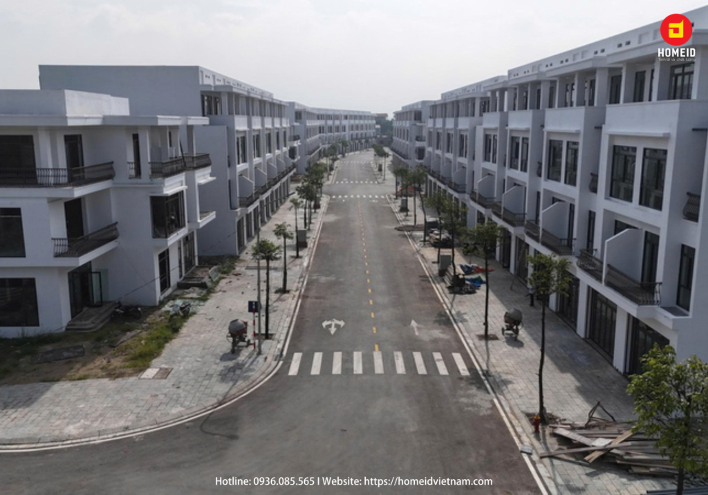 Mô hình nhà phố liền kề tại khu đô thị Phoenix Riverside